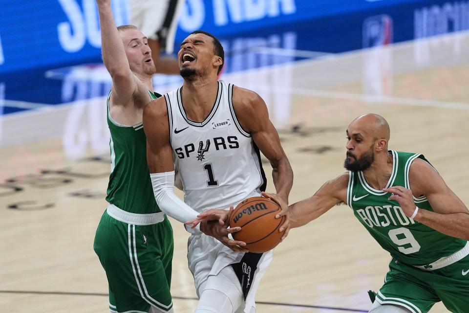 Sports-8三分轰39+11，文班平生涯纪录！3点助马刺17战16胜连斩争冠大热